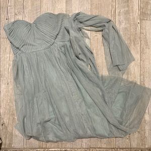 Sage green bridesmaids dress